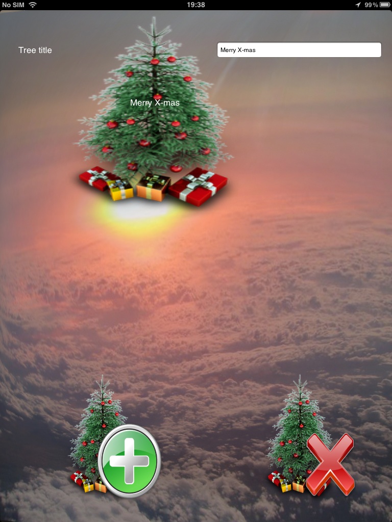 TAPP XE (Throw A X-Mas tree) New tree iPad