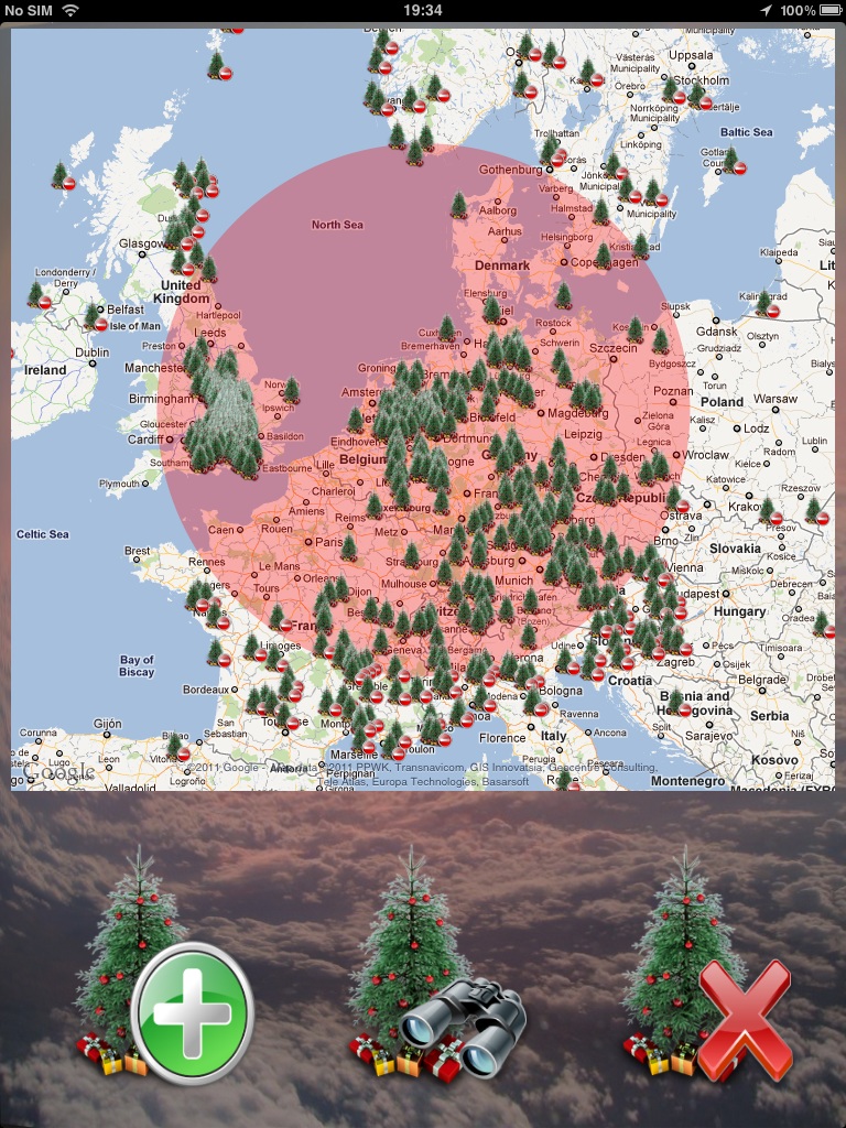 TAPP XE (Throw A X-Mas tree) MAP iPad